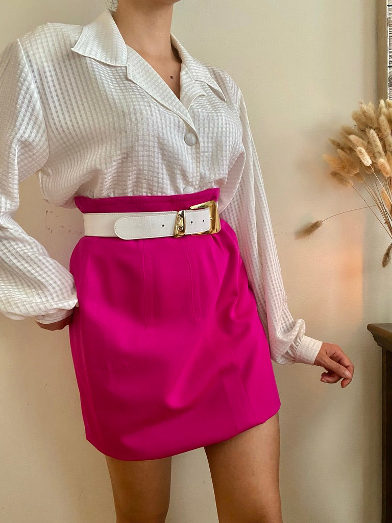 Sheer square oversized long sleeve Blouse