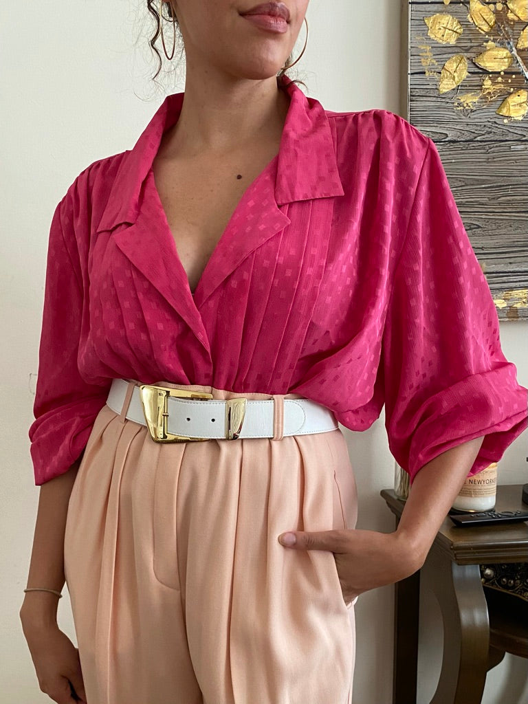 Oversized Long Sleeve Blouse