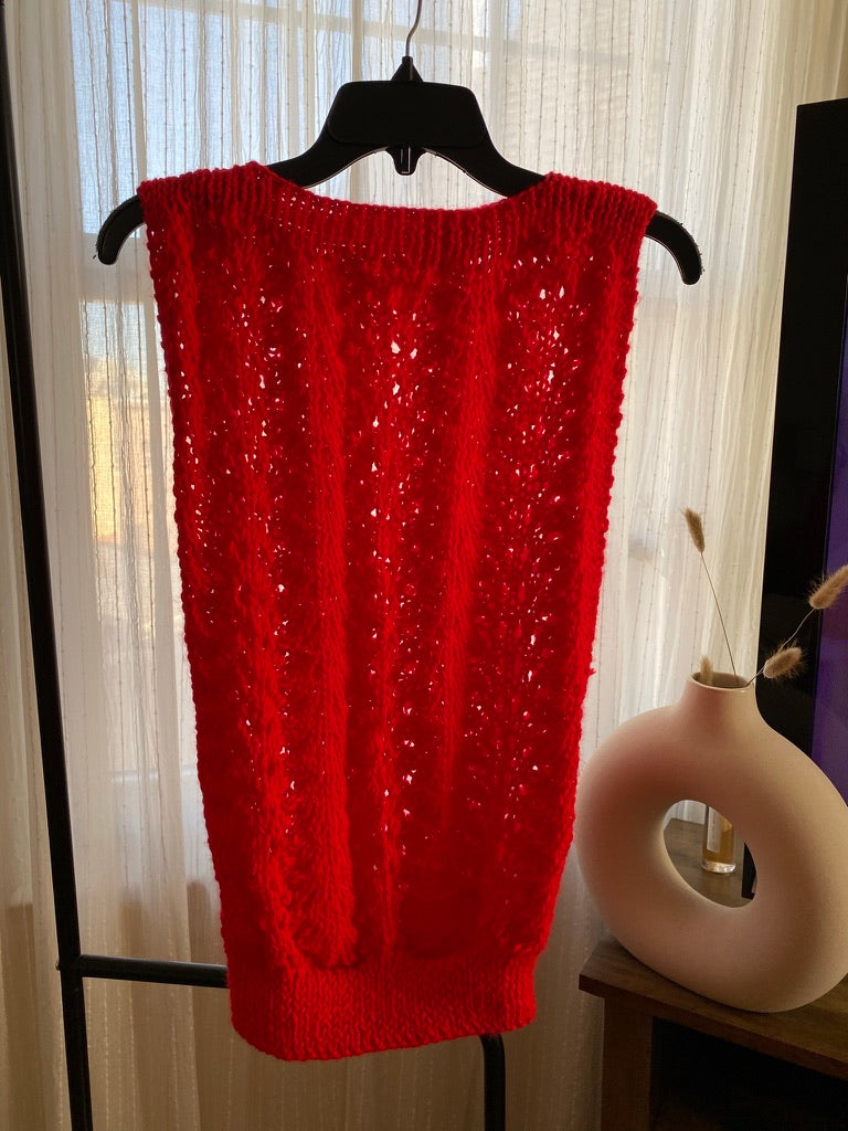Dorothy Meyers Knit Sleeveless Vest - Vintage