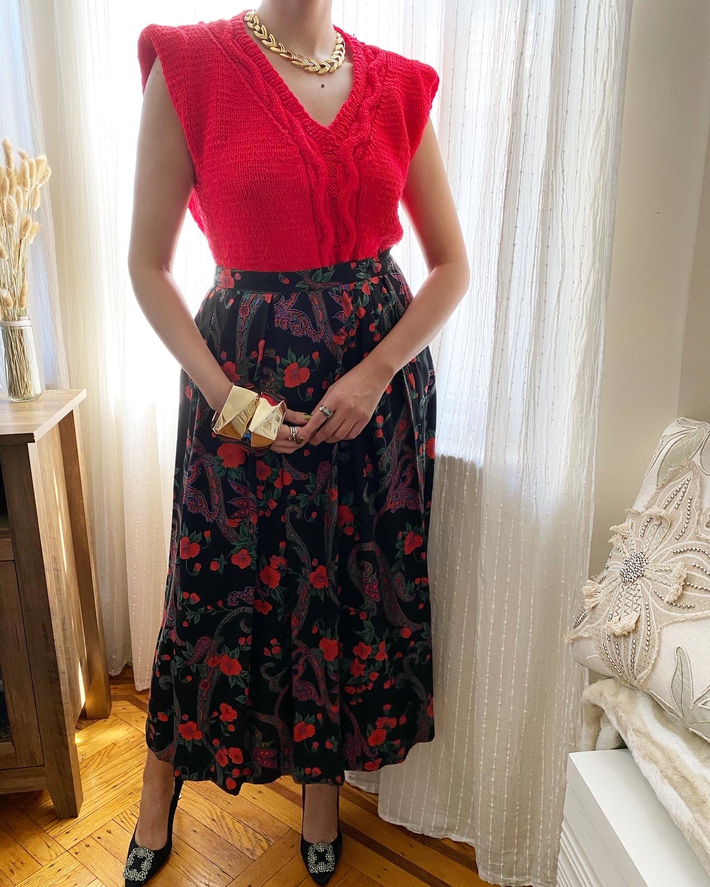 Country Suburbans Floral Skirt