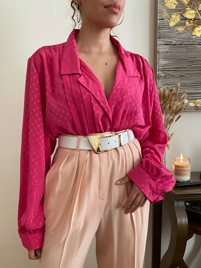 Oversized Long Sleeve Blouse