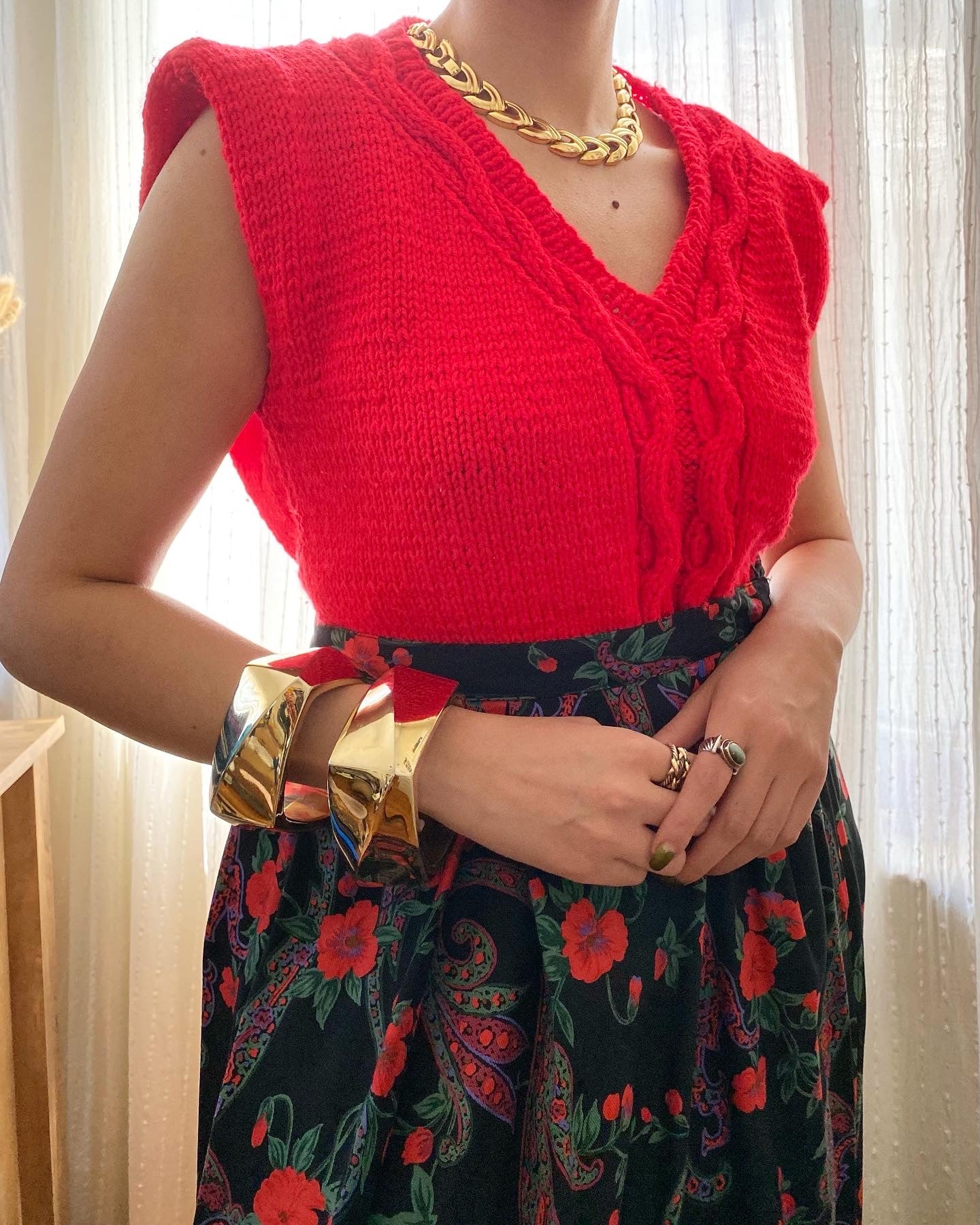 Country Suburbans Floral Skirt