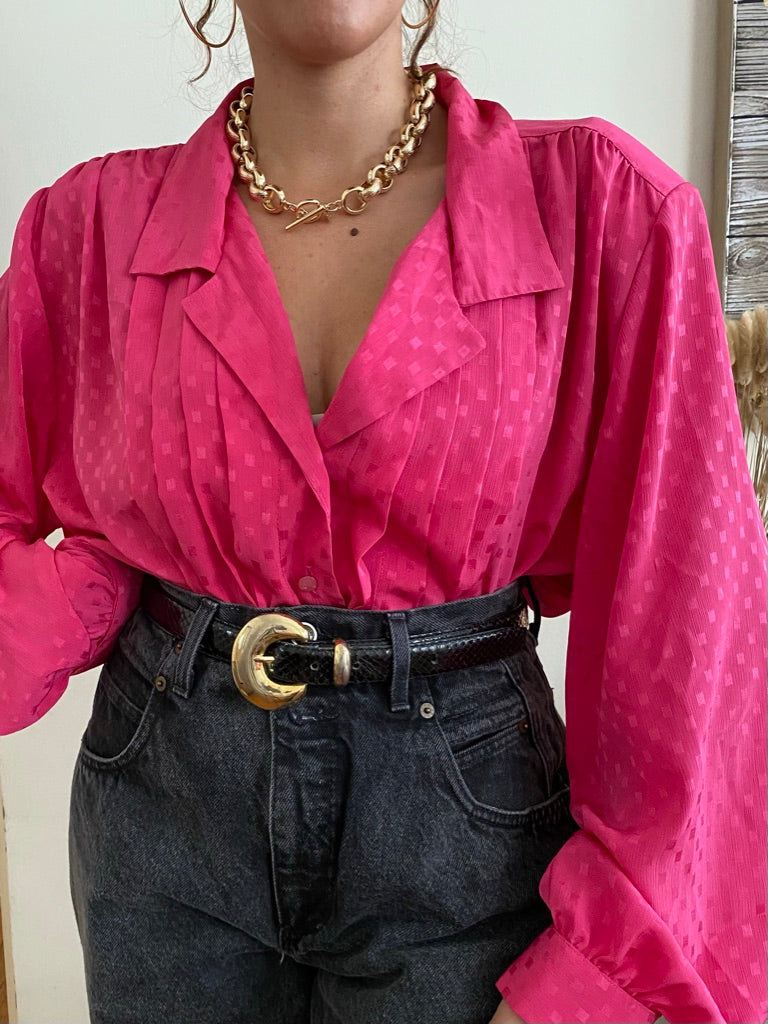 Oversized Long Sleeve Blouse