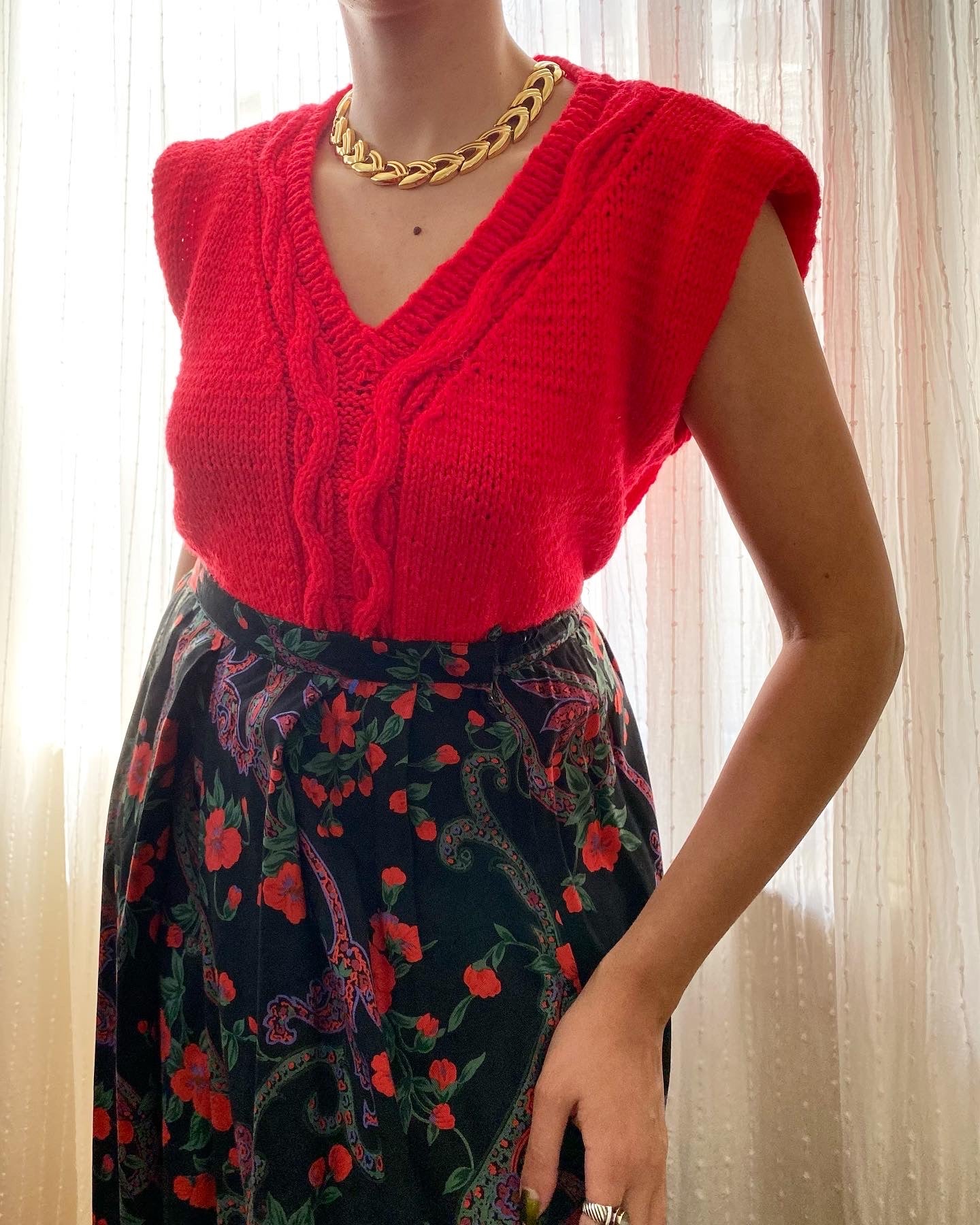 Country Suburbans Floral Skirt