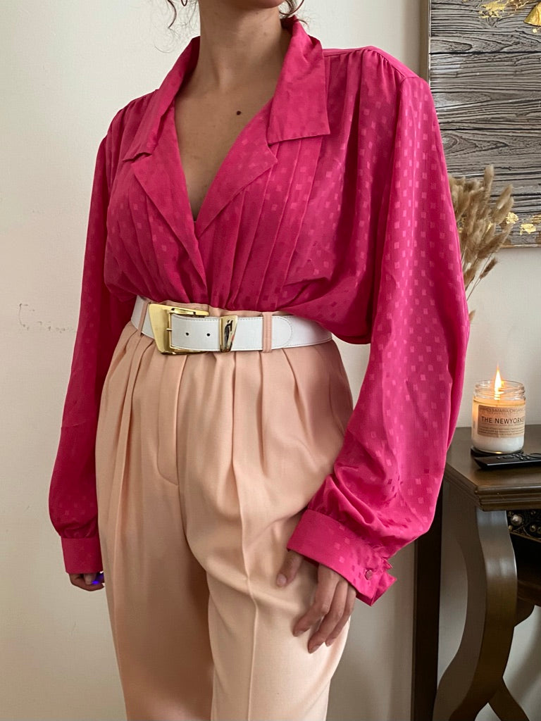 Oversized Long Sleeve Blouse