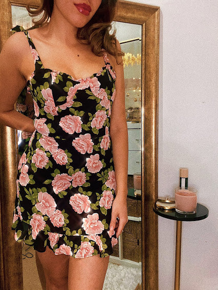 reformation pink floral dress Reformation Christine Dress – CuzyeahCloset