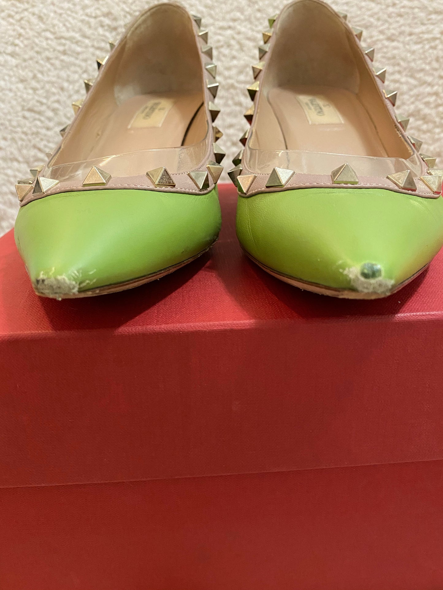 Valentino Rockstud Kitten Heels