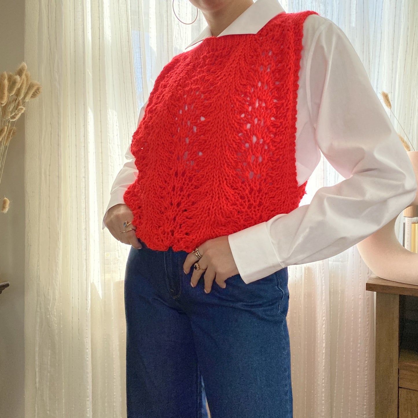 Dorothy Meyers Knit Sleeveless Vest - Vintage
