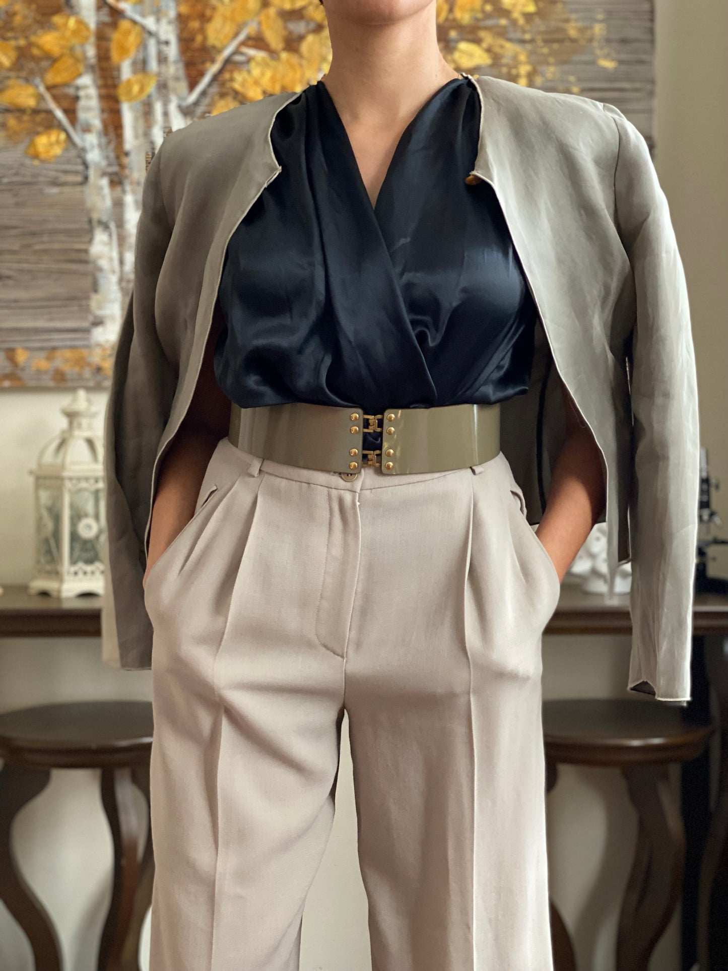 80's 100% Silk Jacket (S)
