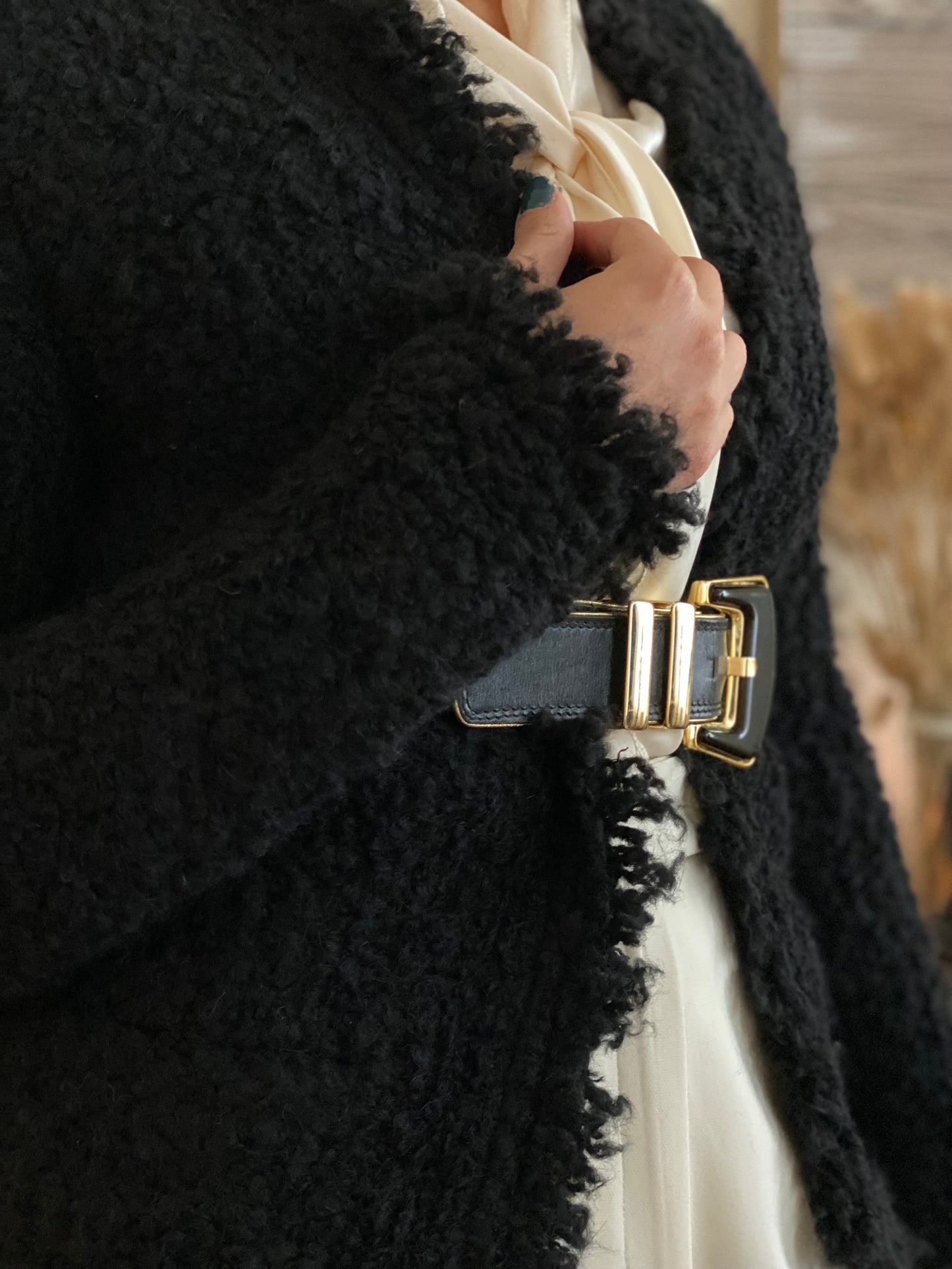 Boucle Open Front Jacket
