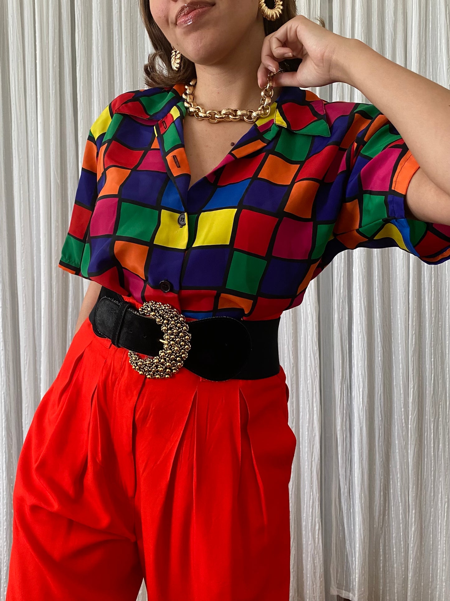 Color Block Short Sleeve