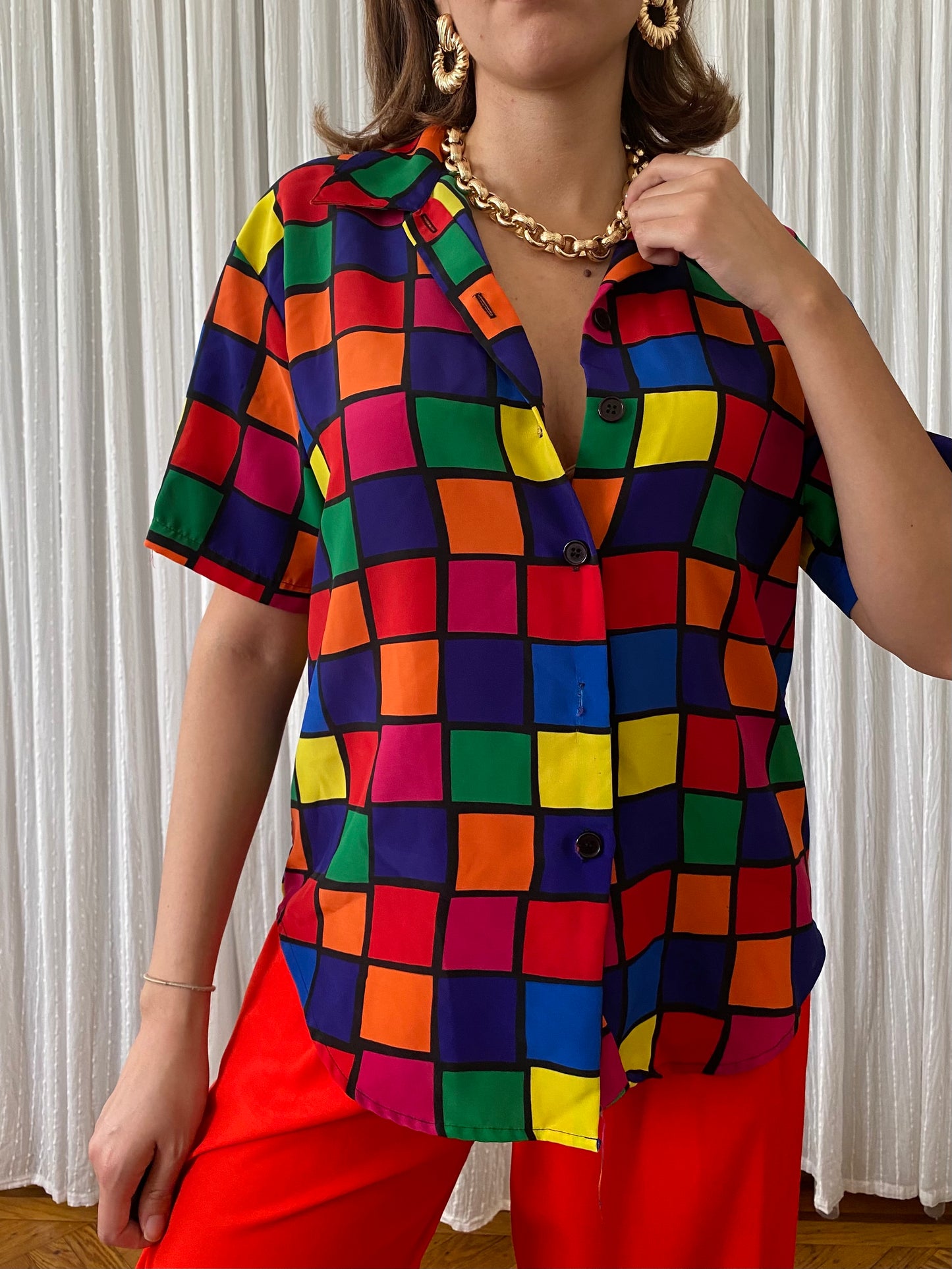 Color Block Short Sleeve