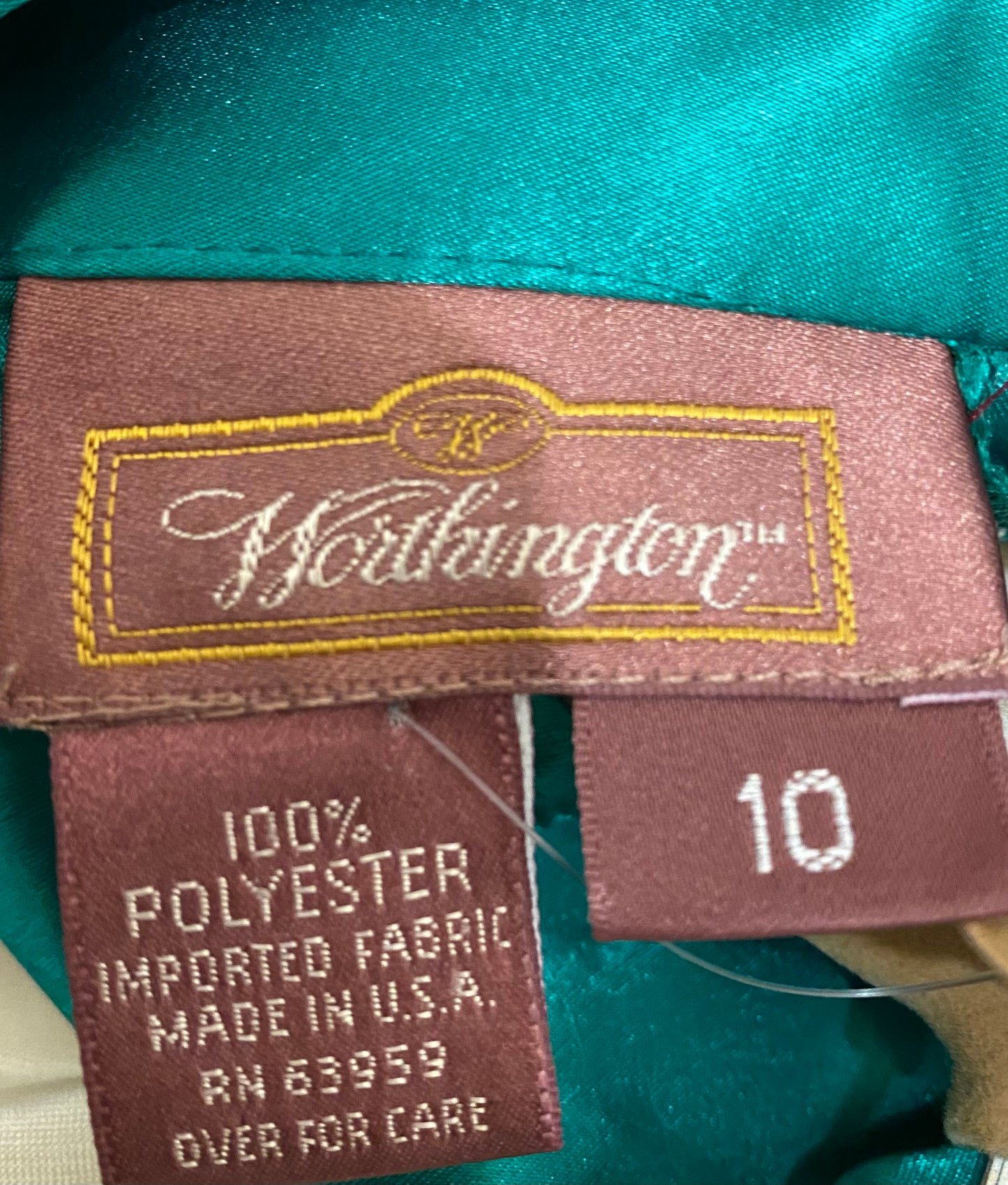 80's Satin Sleeveless Turtleneck Top (10)