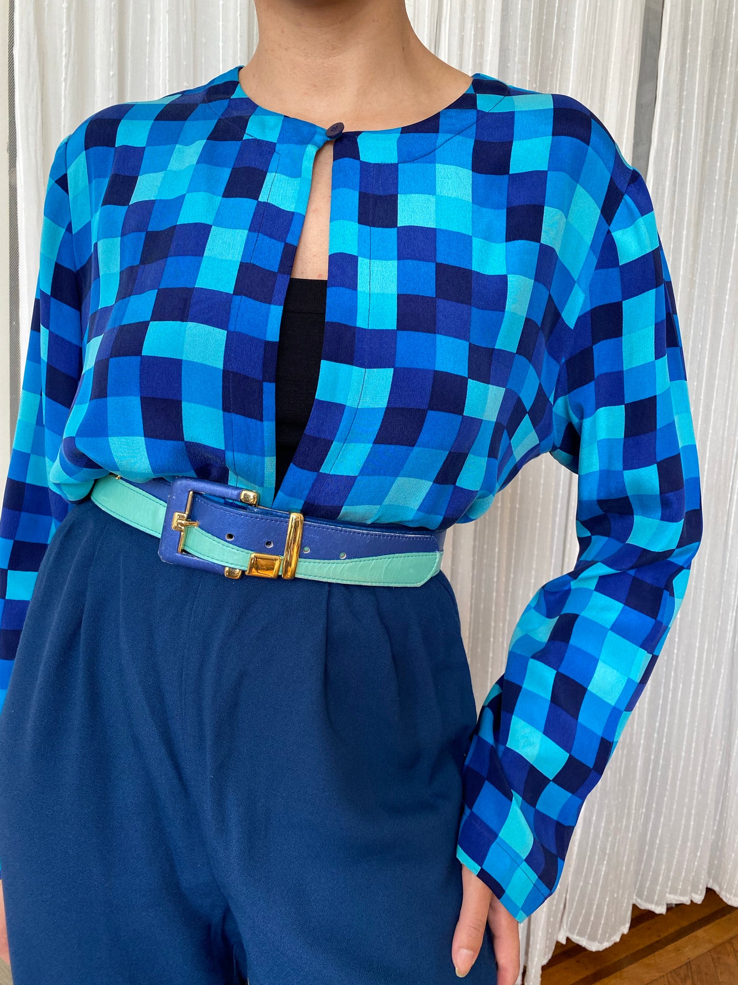 Silk Blue Cardigan