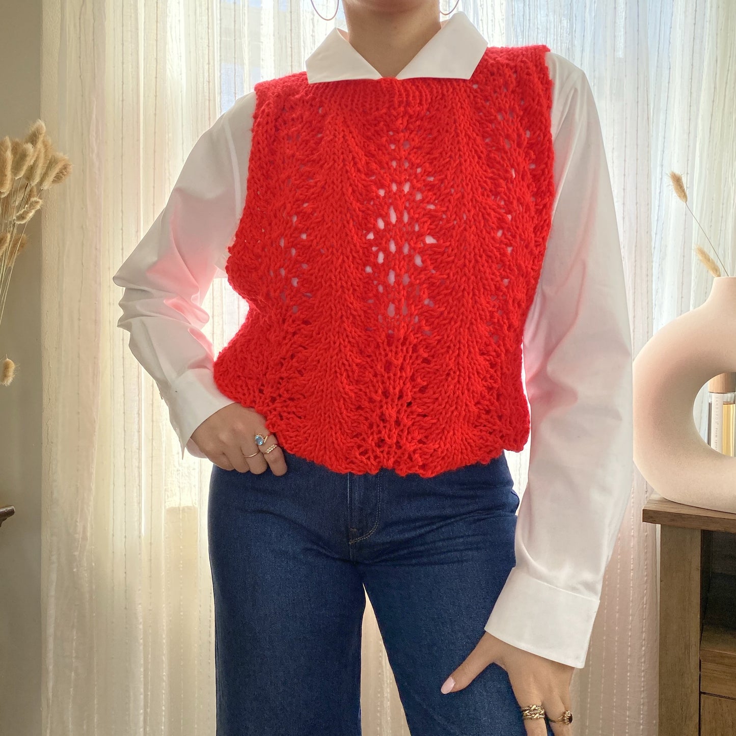 Dorothy Meyers Knit Sleeveless Vest - Vintage
