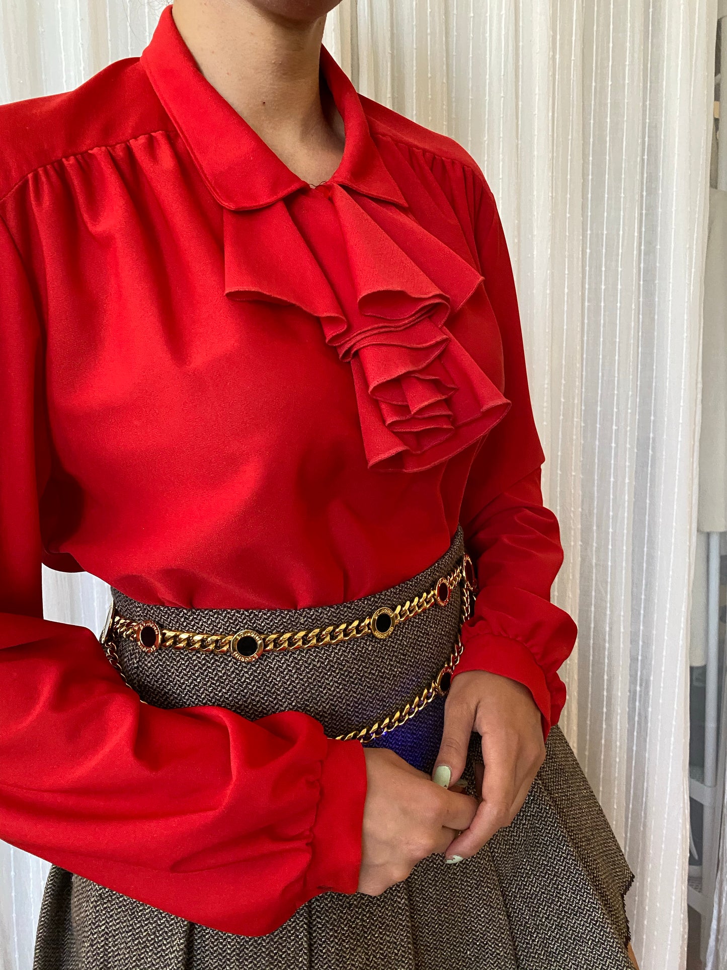 Ruffle blouse