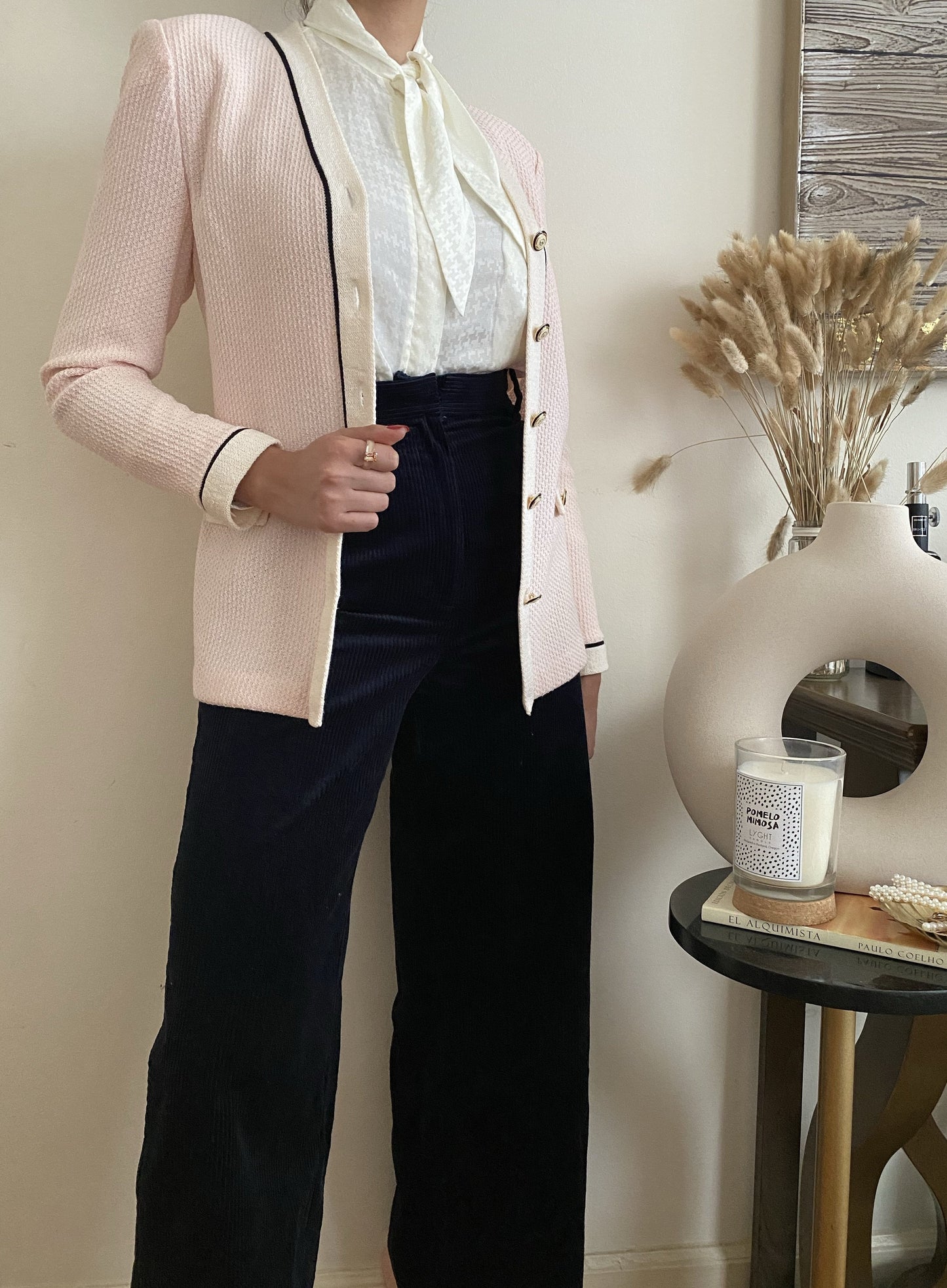 Pastel Pink Long Sleeve Knit