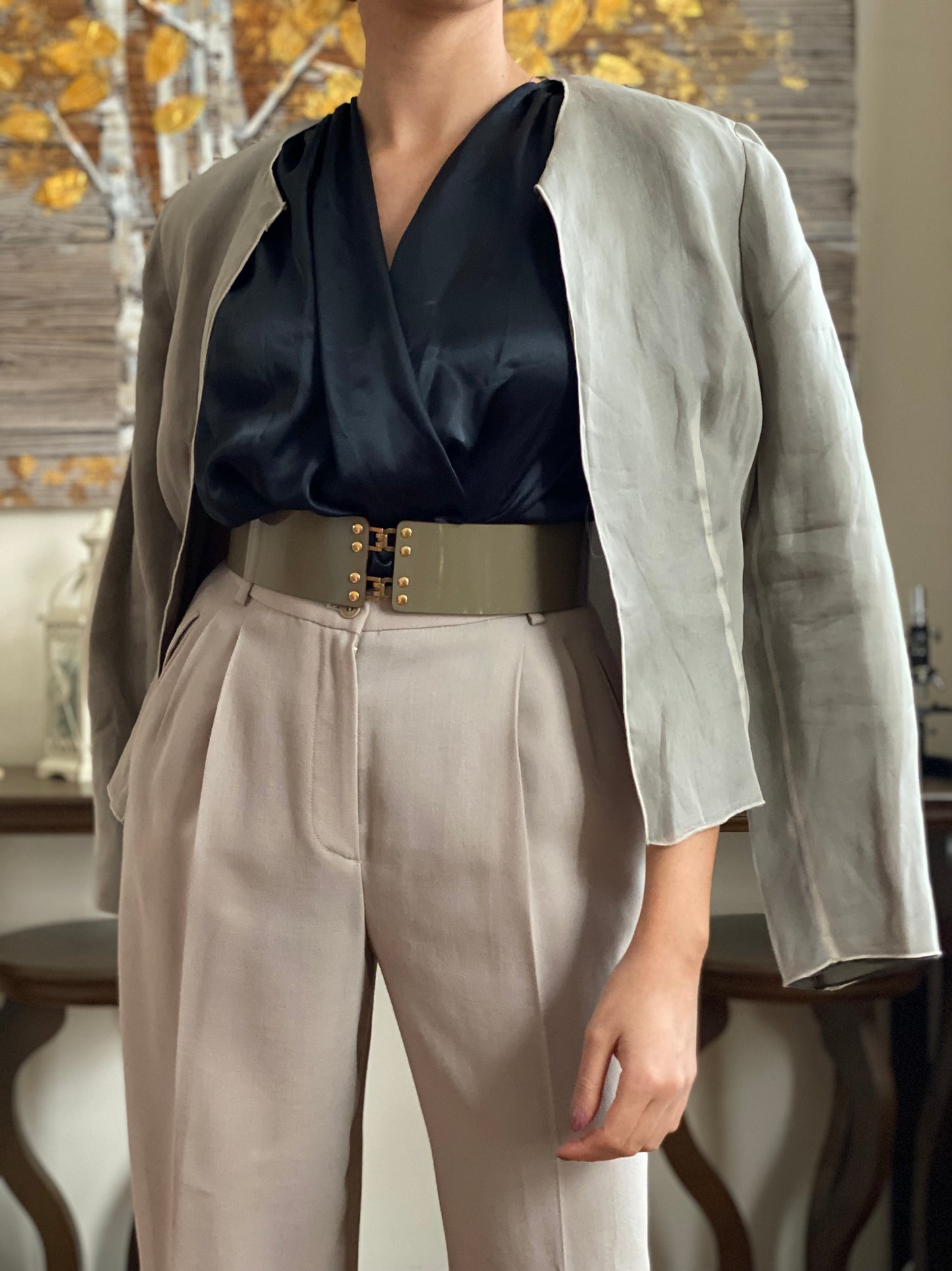 80's 100% Silk Jacket (S)