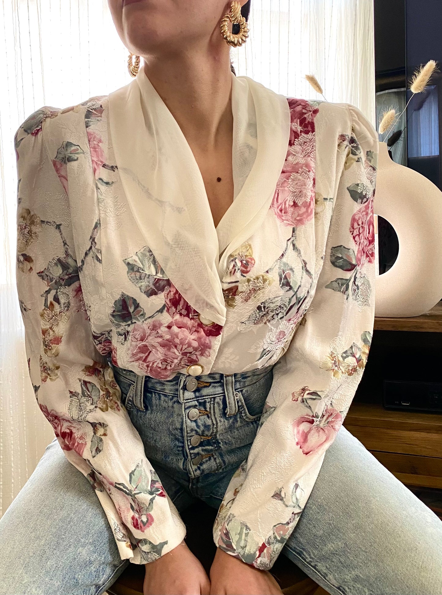 Handmade Floral Blouse
