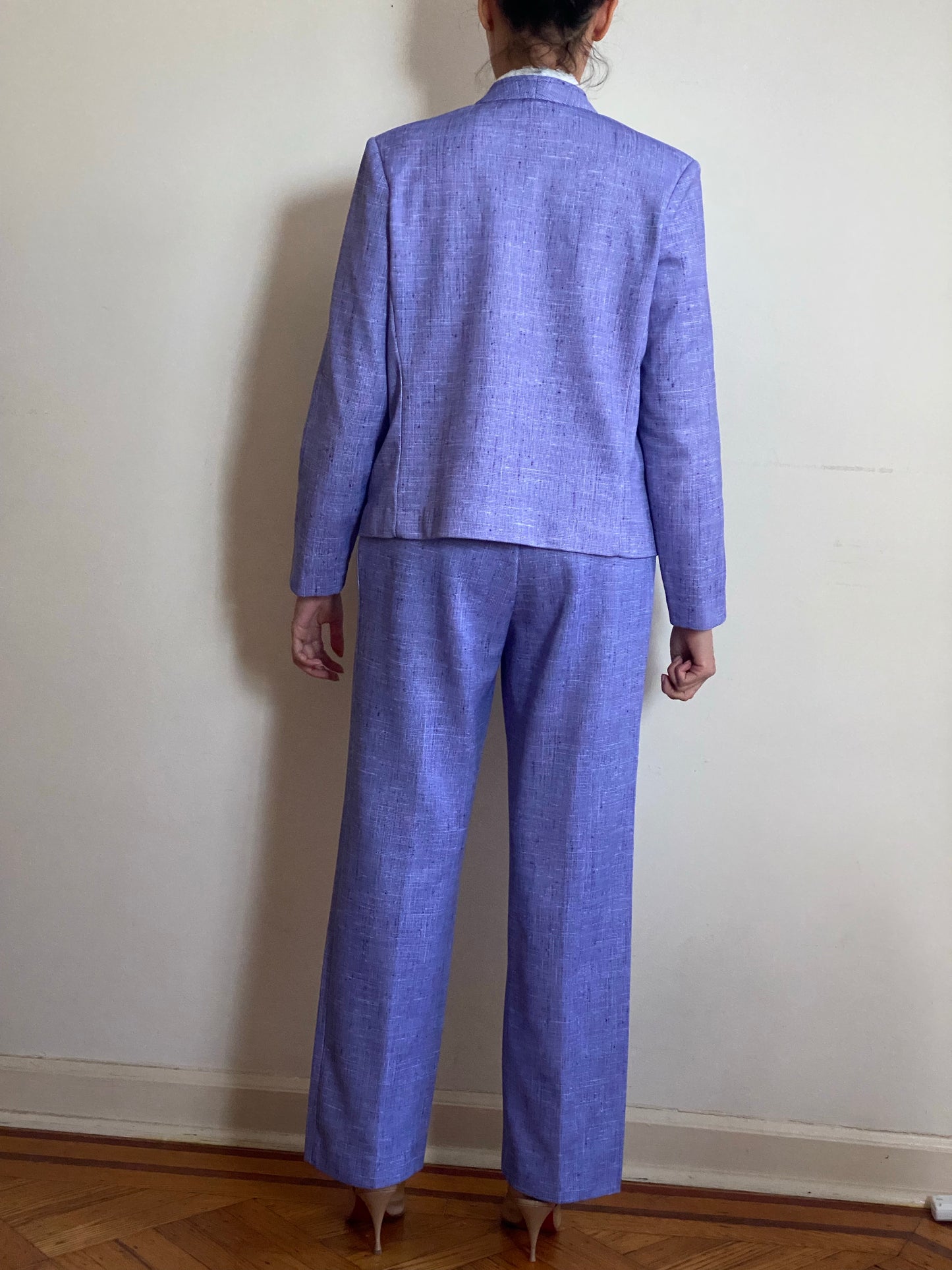 70's 2-Piece Business Pant Suit (S)