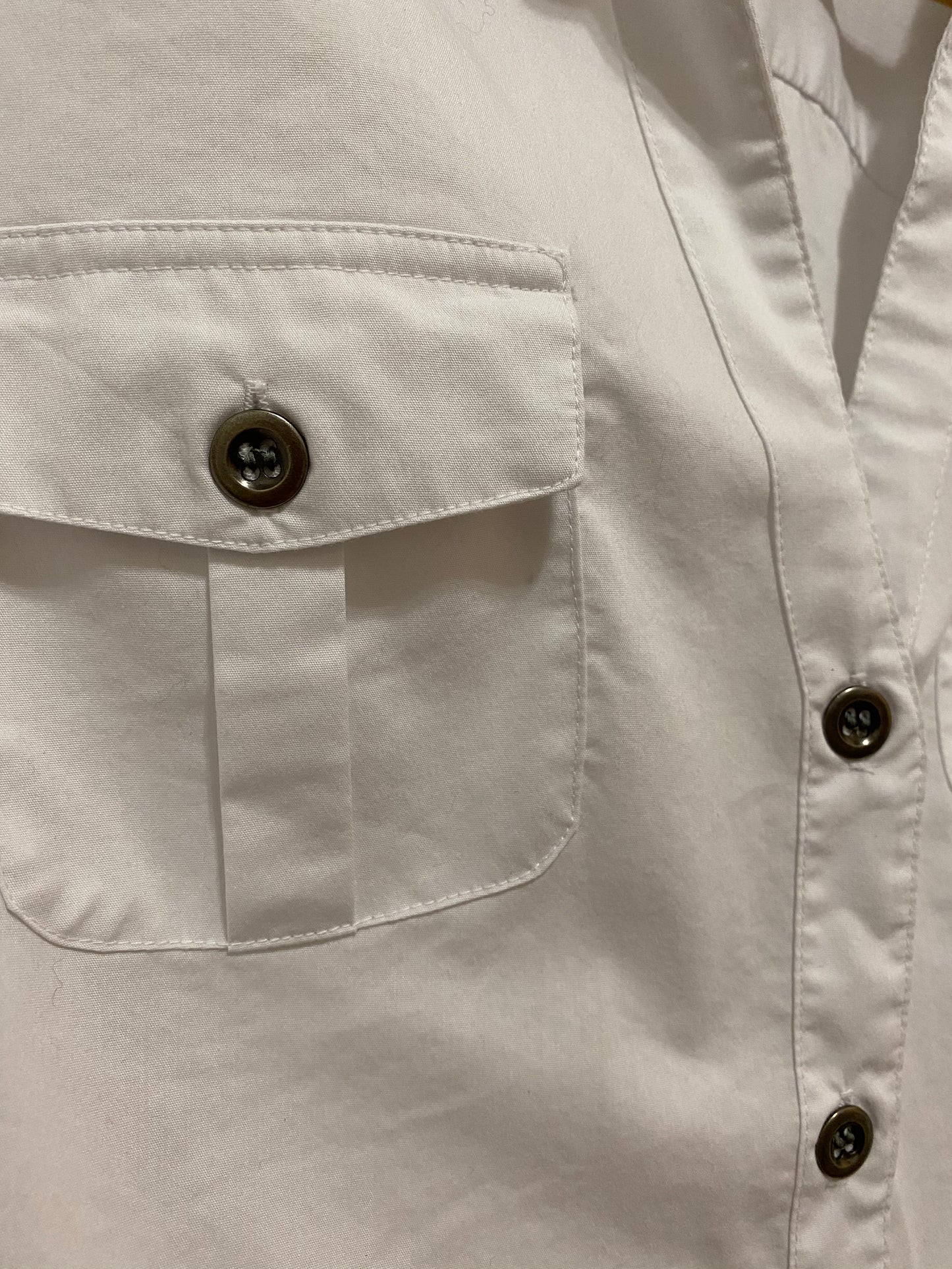 Oversized White Button Up