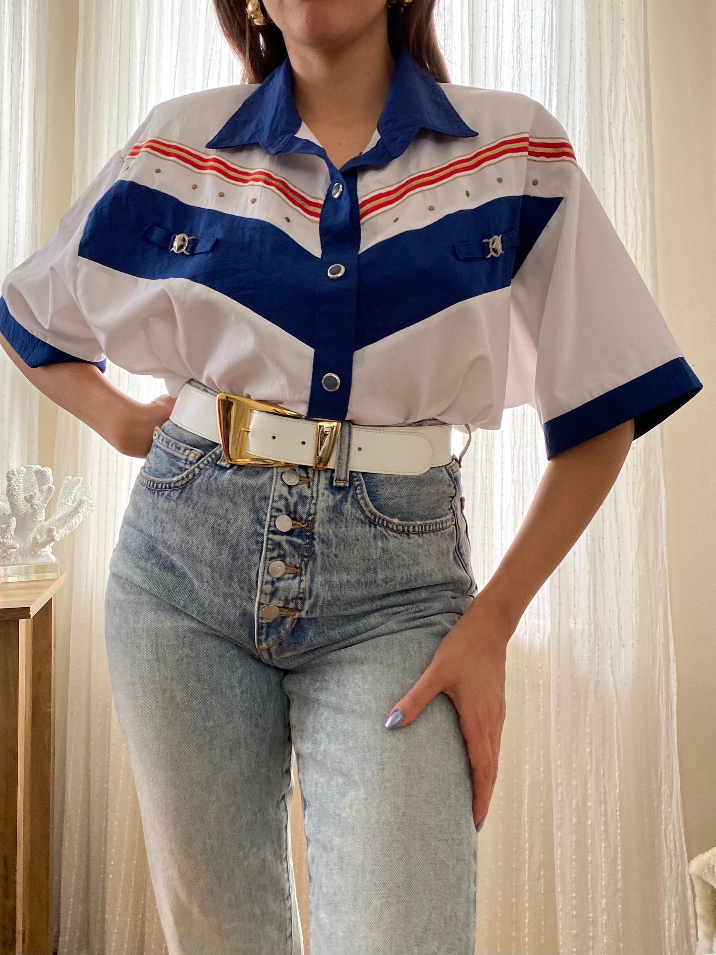 90’s Oversized Short Sleeve Top