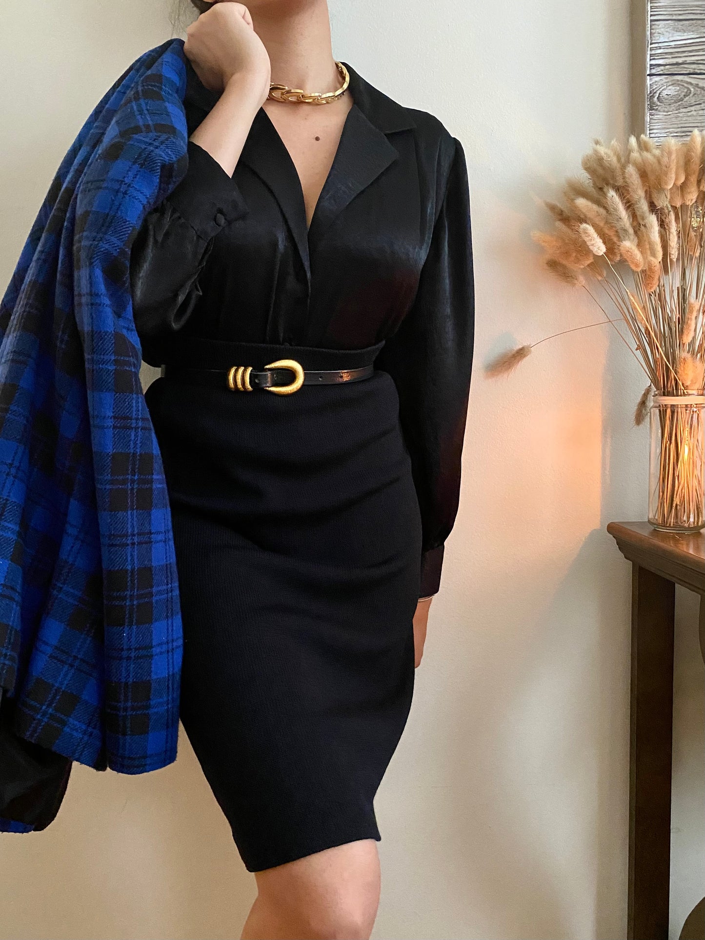 Blue Plaid Blazer