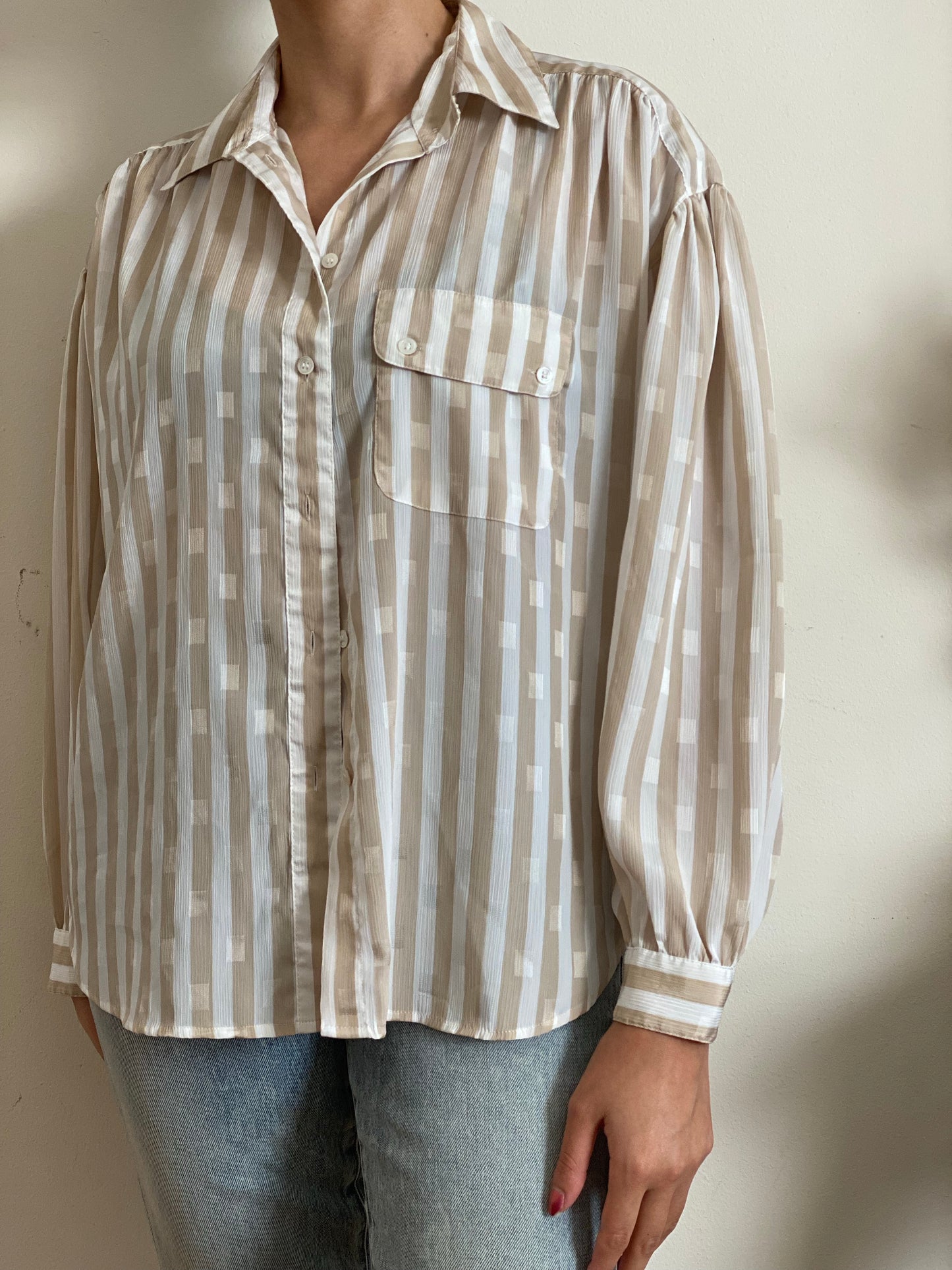 Striped Long Sleeve Blouse (12)