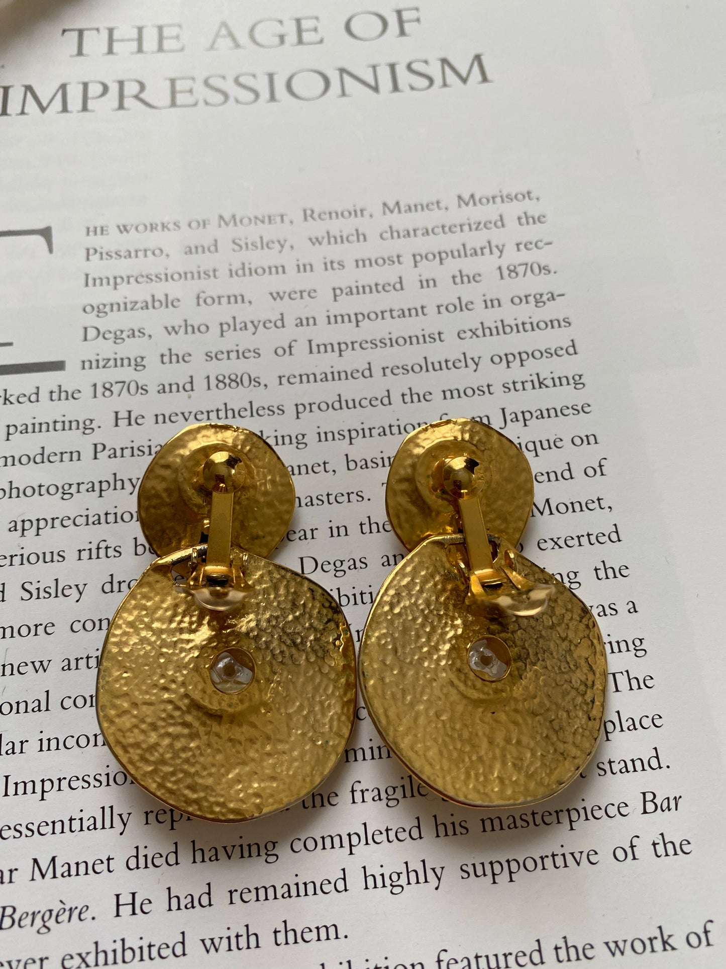 Vintage Clip-on Long Earrings