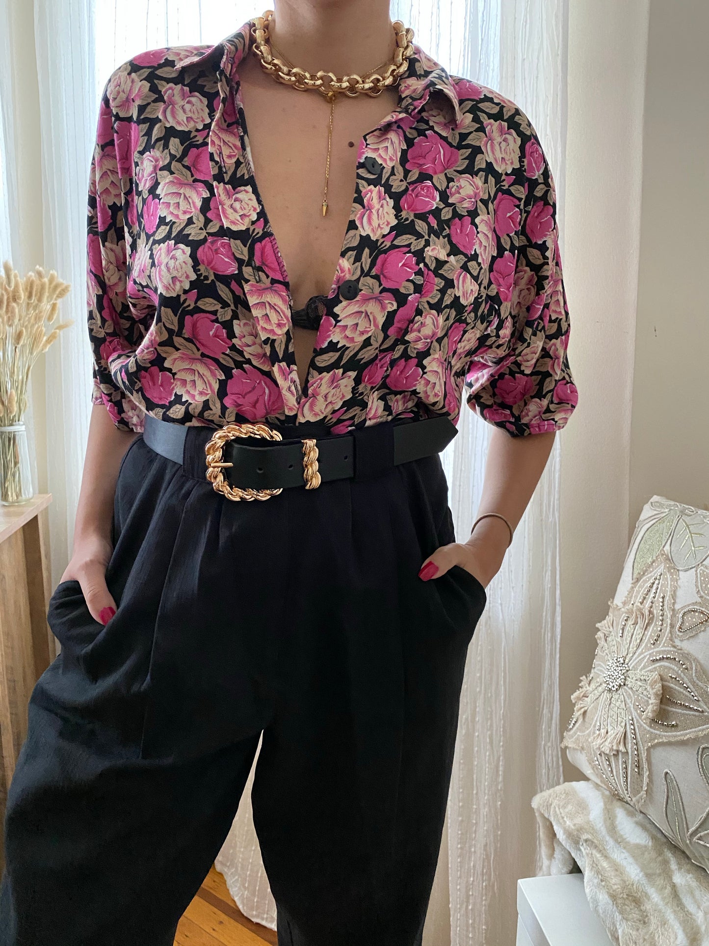 Floral Short Sleeve Top