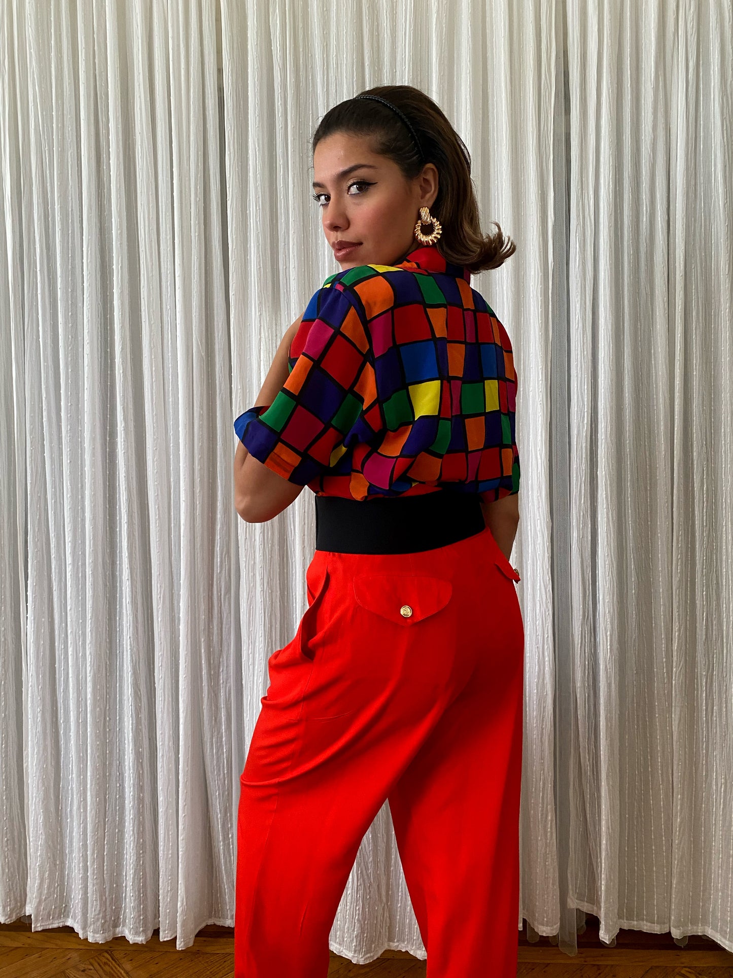 Color Block Short Sleeve