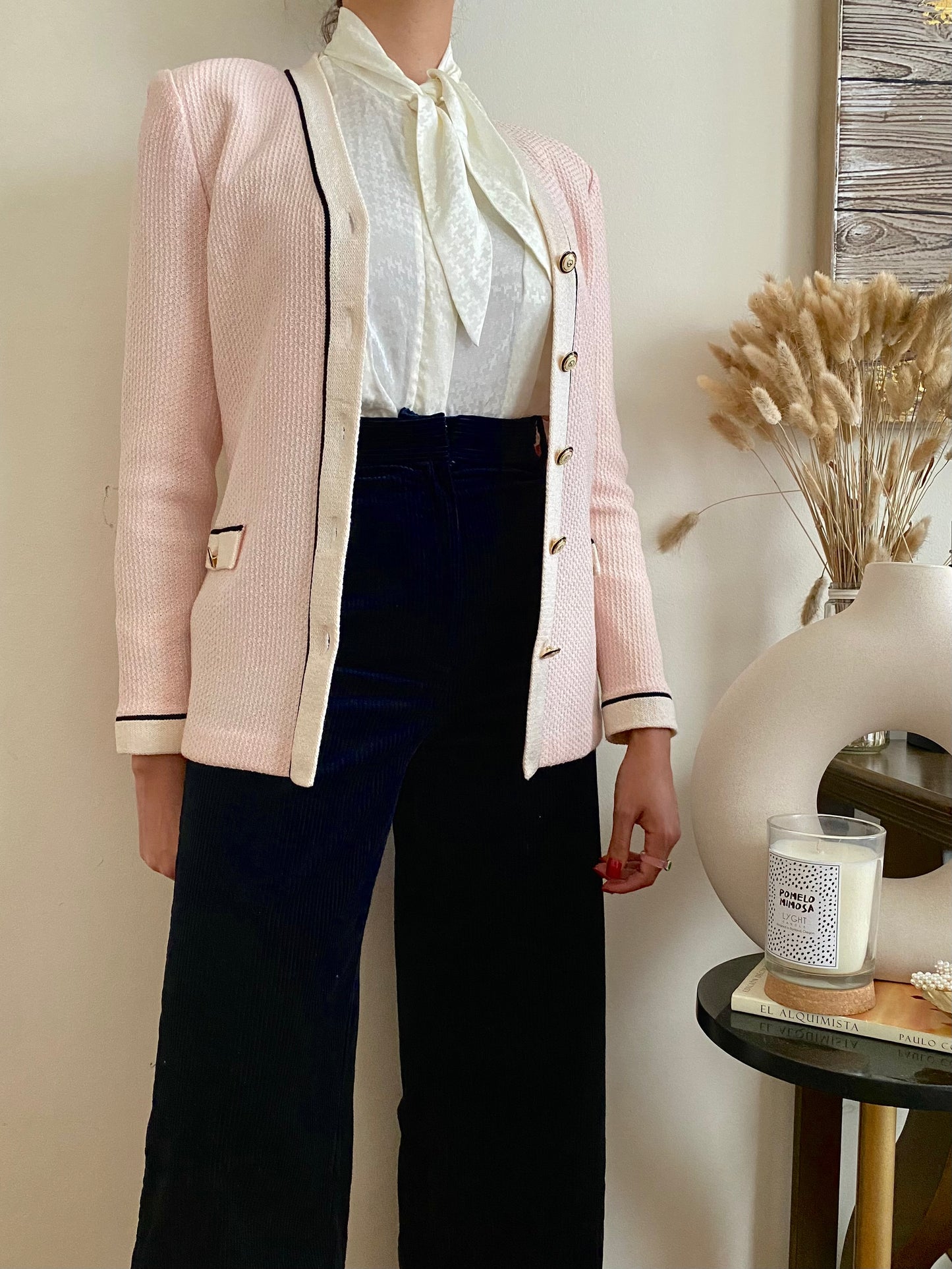 Pastel Pink Long Sleeve Knit