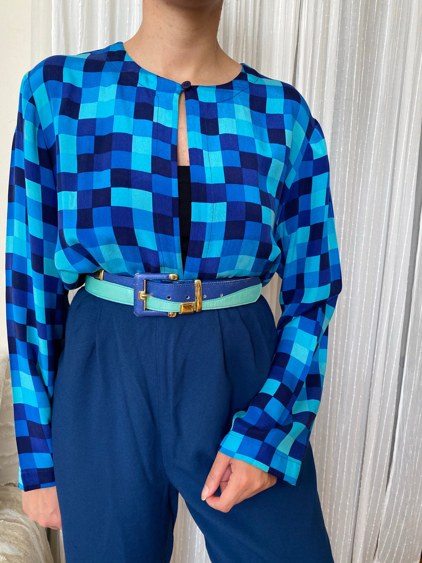Silk Blue Cardigan