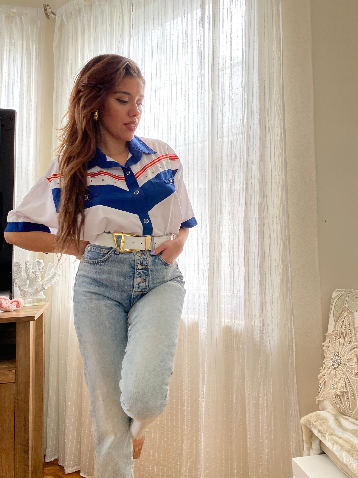90’s Oversized Short Sleeve Top