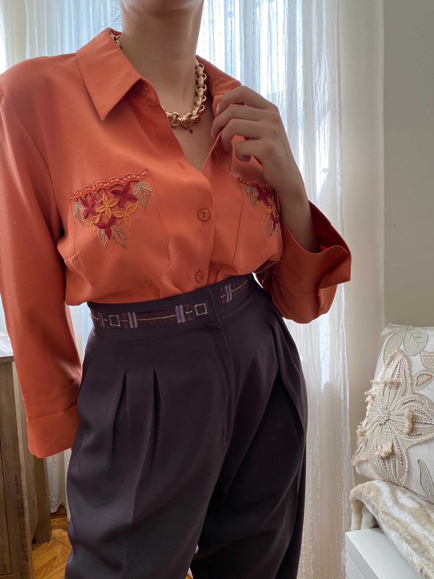 Floral Embroidered Top