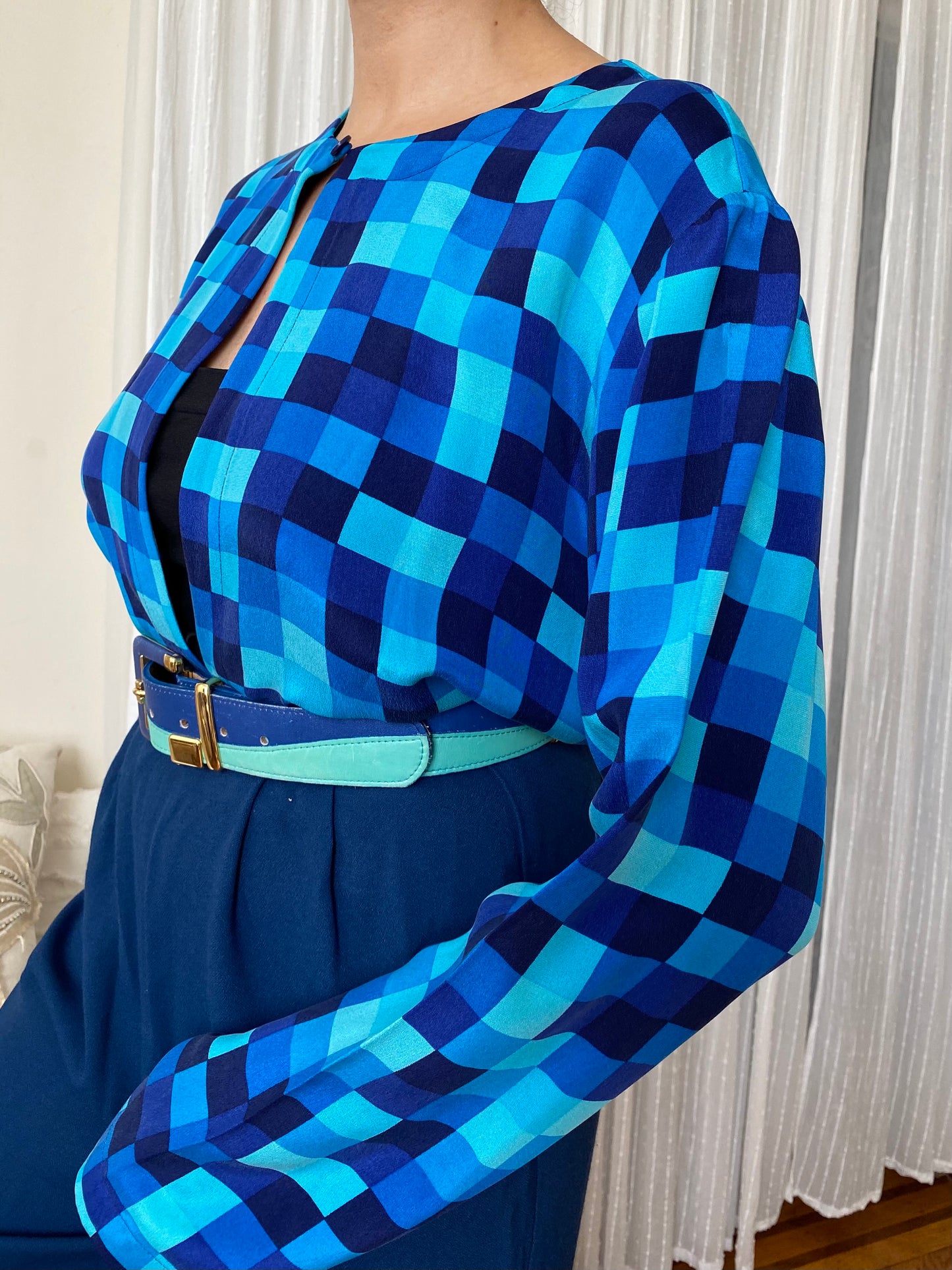Silk Blue Cardigan