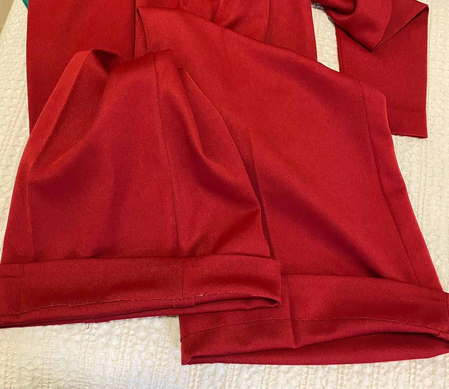 Vintage 70's Plunge Bell Bottom Jumpsuit (M)