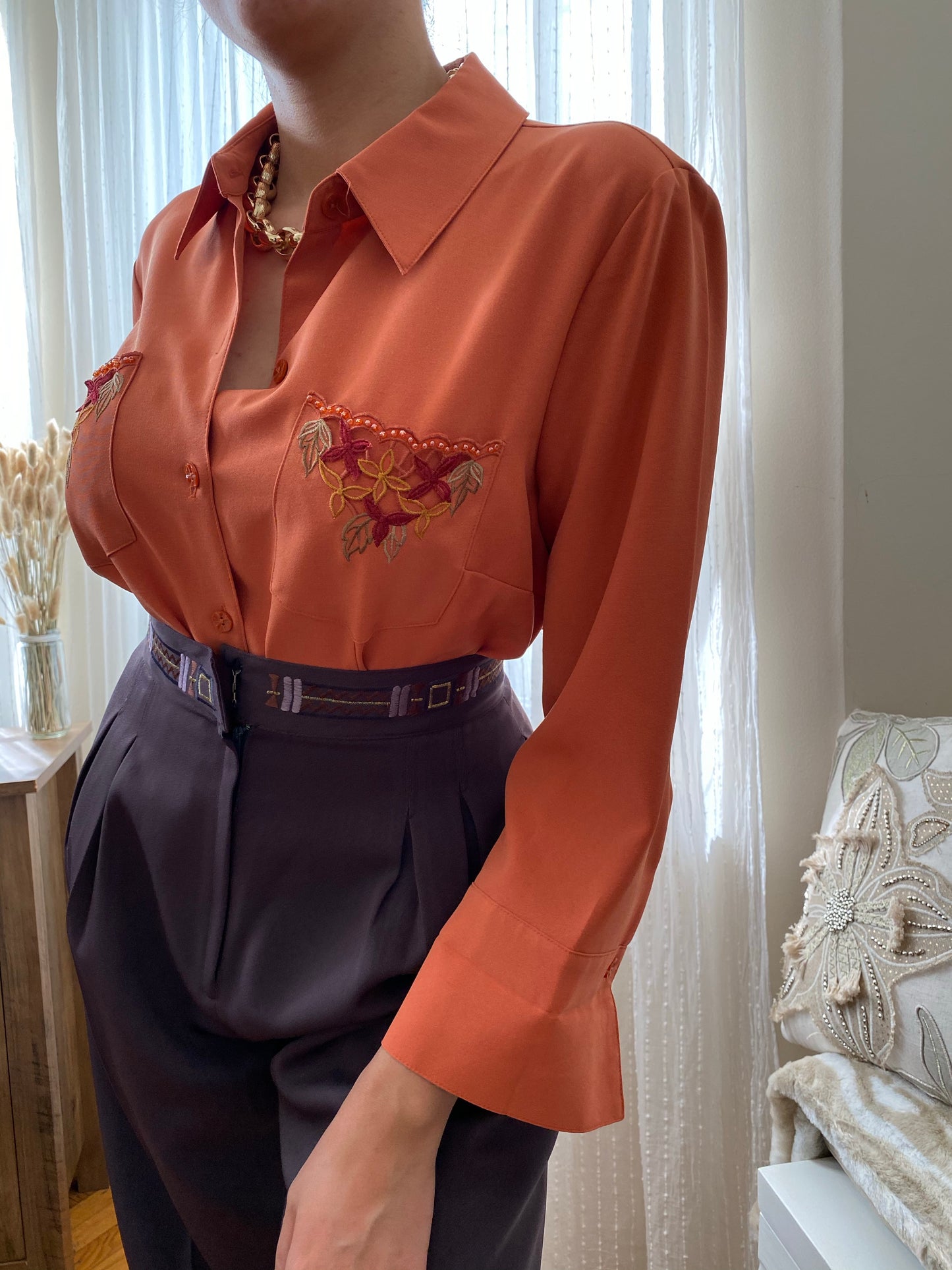 Floral Embroidered Top