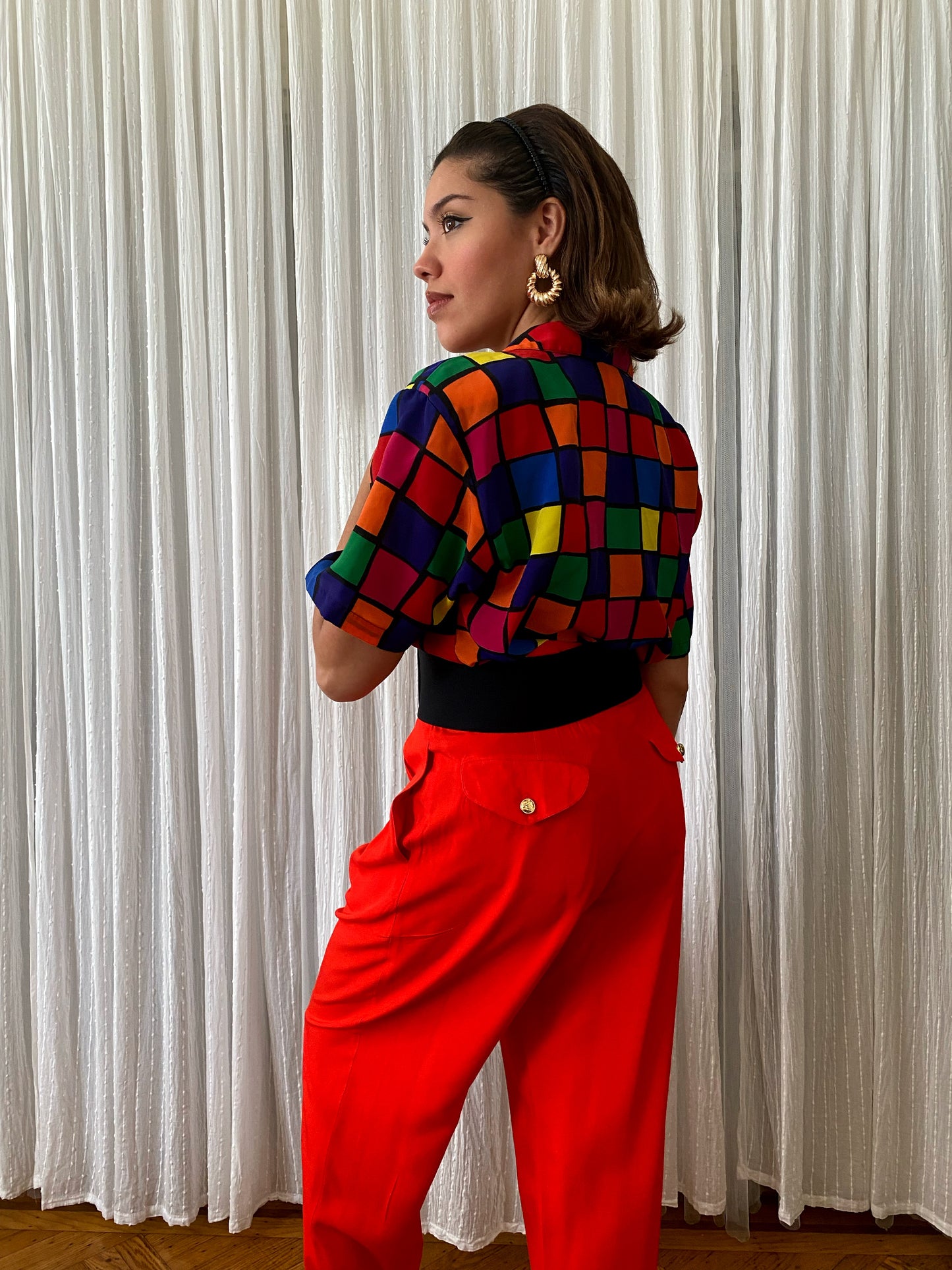 Color Block Short Sleeve