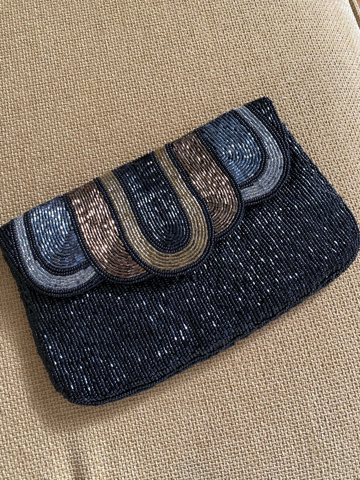 Beaded clutch