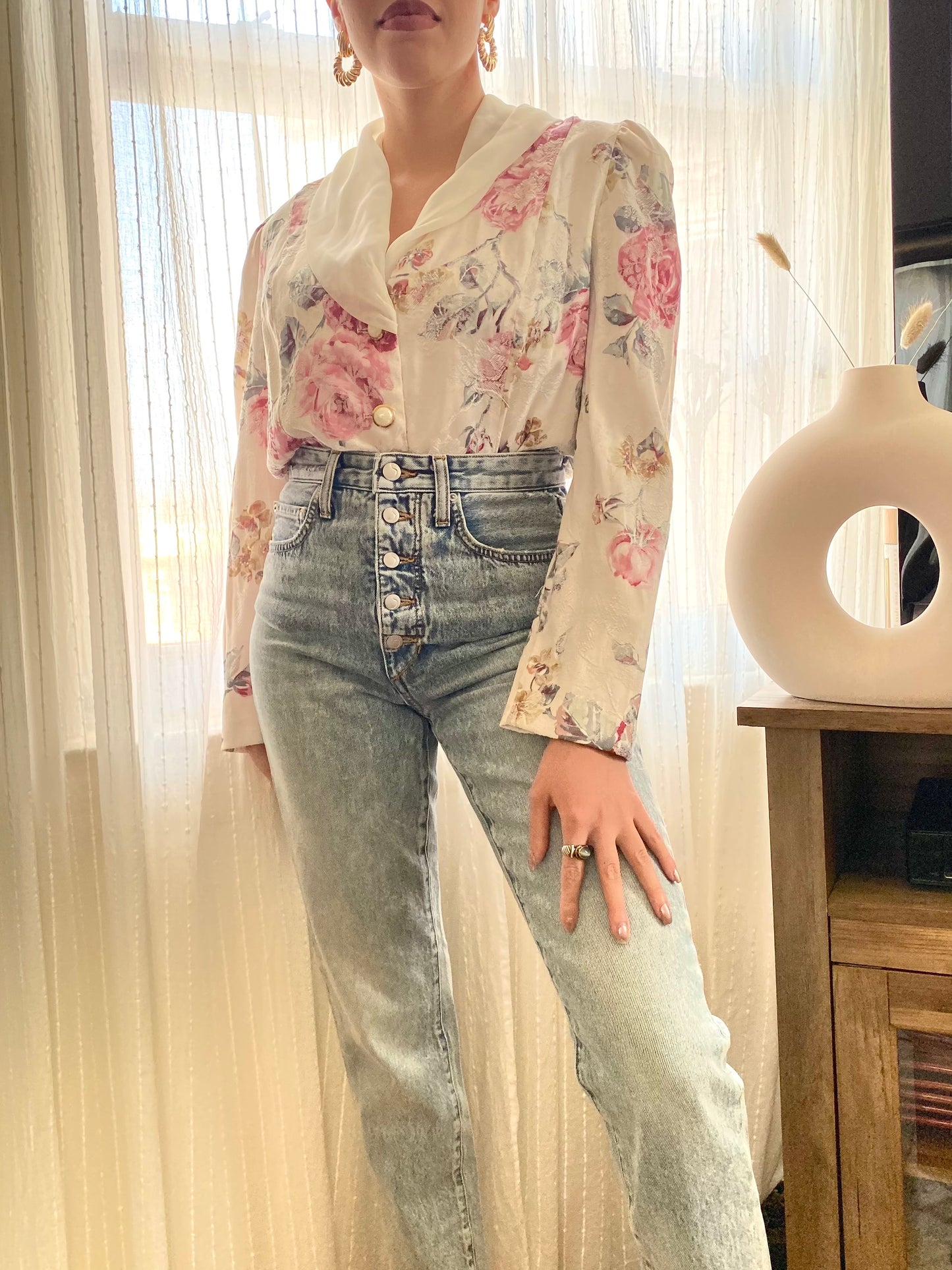 Handmade Floral Blouse