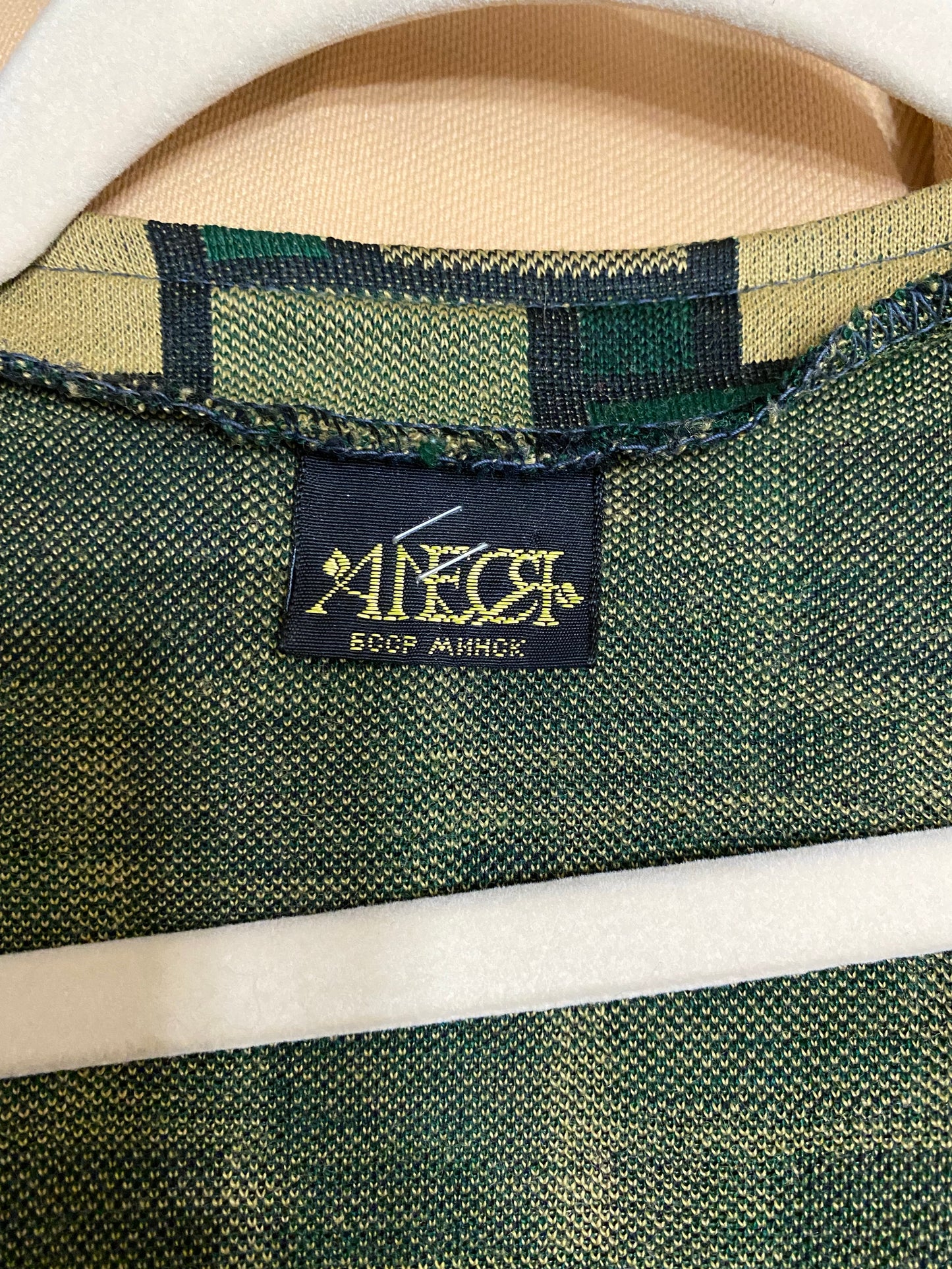 Multicolor Block Button Down Light Coat (S)