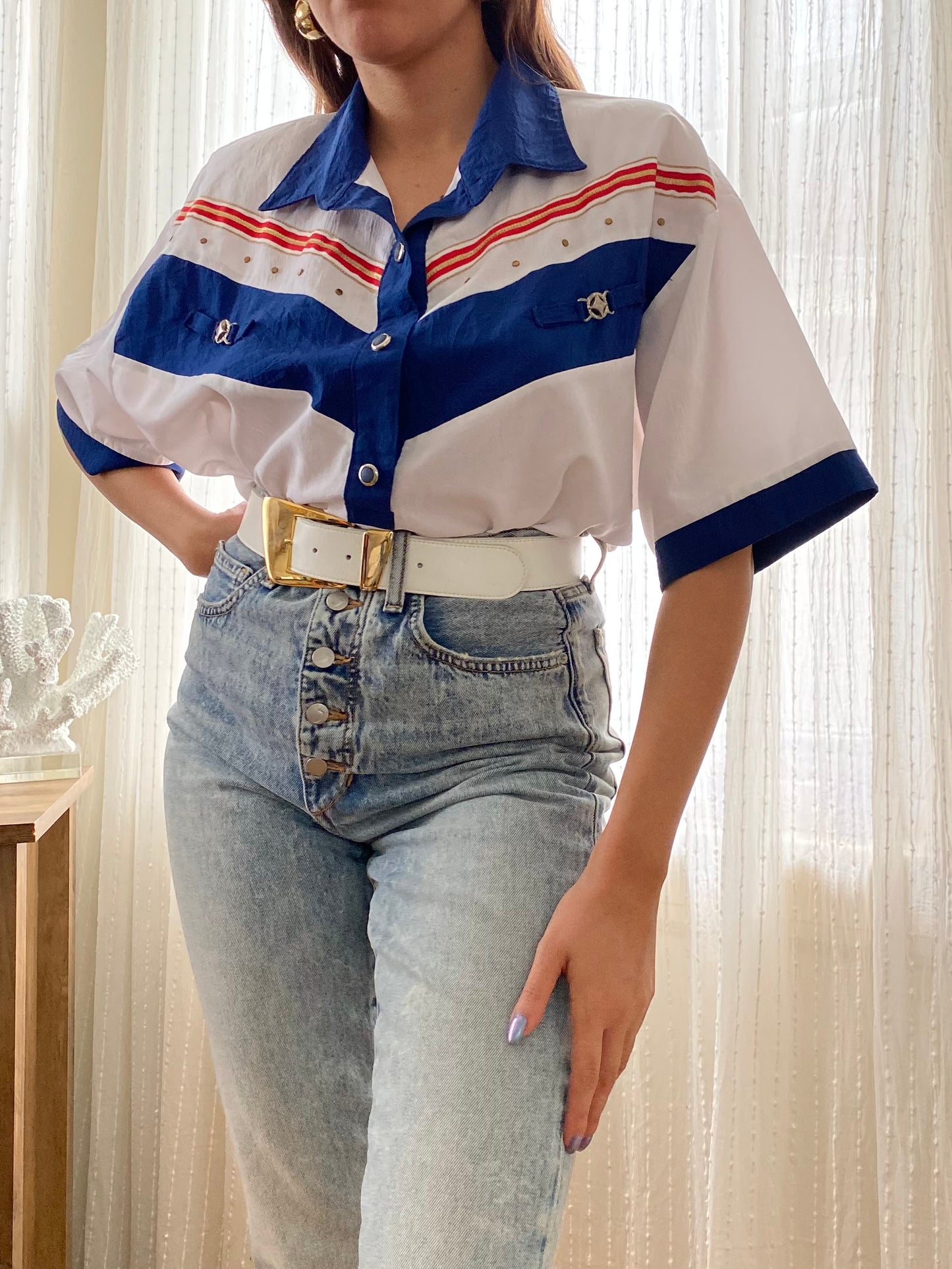 90’s Oversized Short Sleeve Top