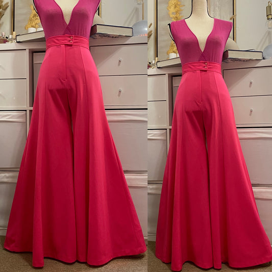70s High Rise Bell Bottom Flare (XS, 25" Waist)