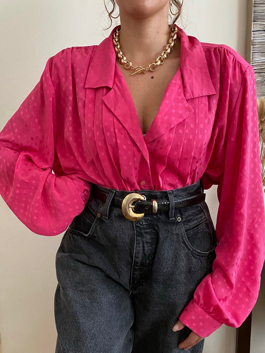 Oversized Long Sleeve Blouse
