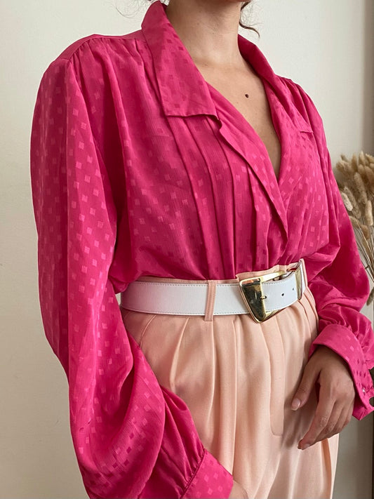 Oversized Long Sleeve Blouse