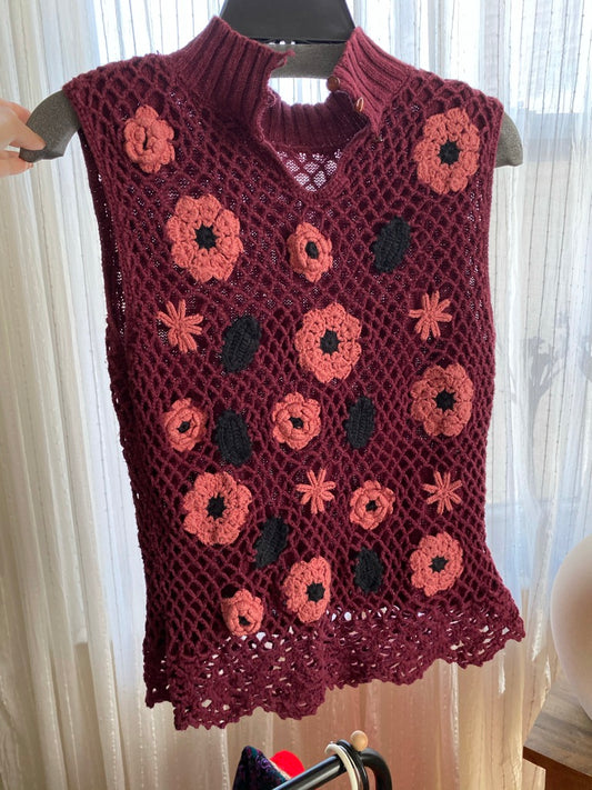 Floral Sleeveless Knit - Vintage