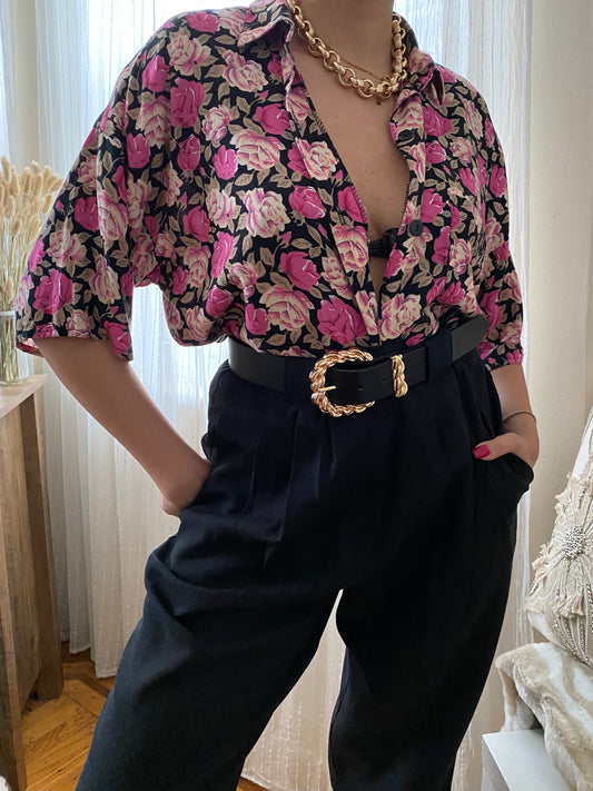 Floral Short Sleeve Top