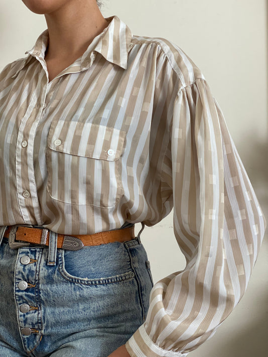 Striped Long Sleeve Blouse (12)