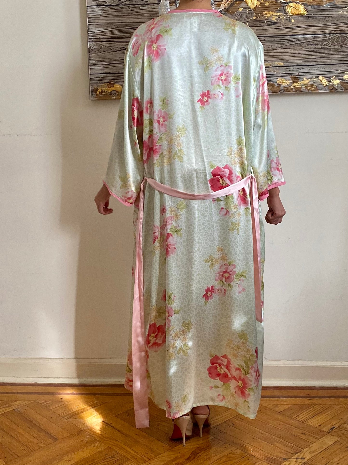 Floral Full Length Robe (L)